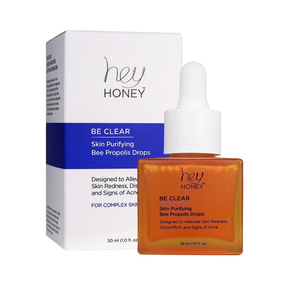 🆕 hey Honey BE CLEAR Skin Purifying Bee Propolis Drops